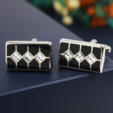 Peluche Stringking Crystal - Cufflinks Brass, Crystal, American Crystal