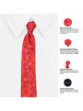 Neck Tie and Pocket Square Set for Men