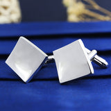 Peluche Killing Curve Silver Cufflinks Brass, Metal