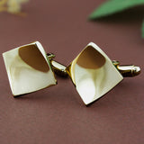 Peluche Killing Curve Golden Cufflinks Brass, Metal