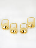 Peluche Golden MOP Studded Cufflink and Shirt Studs