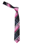 Peluche Wide Checkered Necktie For Men