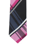 Peluche Wide Checkered Necktie For Men