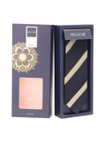 Peluche Striped Lines Necktie For Men