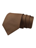 Peluche Solid Self Checkered Necktie For Men