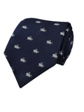 Peluche Wild Lion Navy Blue Neck Tie For Men