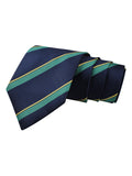 Peluche Gracious Striped Navy Blue Neck Tie For Men