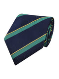 Peluche Gracious Striped Navy Blue Neck Tie For Men