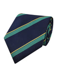 Peluche Gracious Striped Navy Blue Neck Tie For Men
