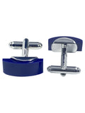 Peluche Stone Saga Blue Cufflinks