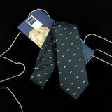 Peluche Autumn Leaf Black Neck Tie For Men