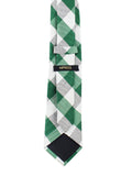 Peluche Sassy Checkered Green Neck Tie For Men