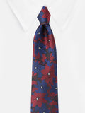 Peluche Mesmerizing Floral Blue Neck Tie For Men