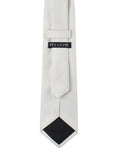 Peluche Refined Coral White Neck Tie For Men