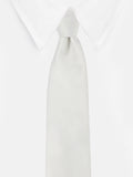 Peluche Refined Coral White Neck Tie For Men