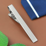 Peluche Sleekly Silver Matt Tie Pin Brass