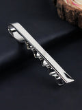 Peluche Twisted Silver Tie Pin