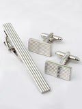 Peluche Curves to Kill Golden Cufflinks and Tie Pin Set