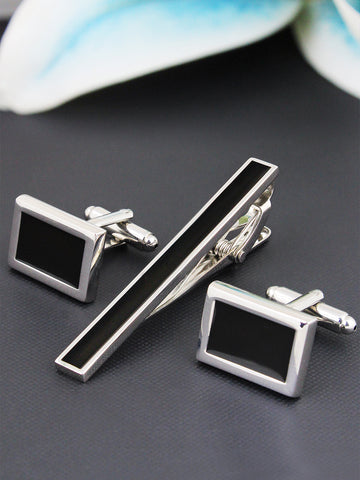 Peluche Mr.Dapper Enamel Play Cufflinks and Tie Pin Set