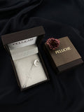 Peluche Alphabet 'C' Silver Lapel Pin for Men