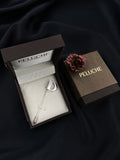 Peluche Alphabet 'D' Silver Lapel Pin for Men