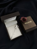 Peluche Alphabet 'E' Silver Lapel Pin for Men