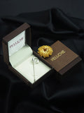 Peluche Alphabet 'G' Silver Lapel Pin for Men