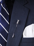 Peluche Alphabet 'I' Silver Lapel Pin for Men