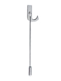 Peluche Alphabet 'J' Silver Lapel Pin for Men