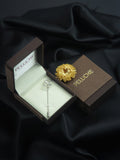 Peluche Alphabet 'S' Silver Lapel Pin for Men