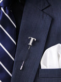 Peluche Alphabet 'T' Silver Lapel Pin for Men
