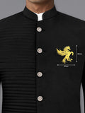 Peluche Royal Pegasus Golden Stainless Steel Brooch For Men
