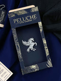 Peluche Royal Pegasus Silver Stainless Steel Brooch For Men