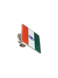 Peluche National Flag Tricolor Lapel Pin for Men