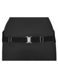Peluche Fine Elegance Black Cummerbund, Bow Tie & Pocket Square Set