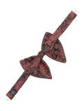 Peluche Fine Elegance Black Cummerbund, Bow Tie & Pocket Square Set