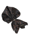 Peluche Ritzy Black Cummerbund, Bow Tie & Pocket Square Set