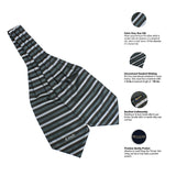 Peluche Stunning Alley Black Cravat for Men