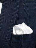 Peluche Royal White Cummerbund, Open Bow Tie & Pocket Square Set for Men
