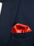 Peluche Sultry Red Cummerbund, Open Bow Tie & Pocket Square Set for Men