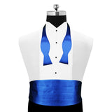Peluche Cummerbund, Open Bowtie & Pocket Square Set for Men
