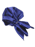Peluche Dark Blue Cummerbund, Open Bow Tie & Pocket Square Set for Men