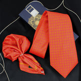 Neck Tie and Pocket Square Set for Men