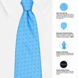 Neck Tie and Pocket Square Set for Men