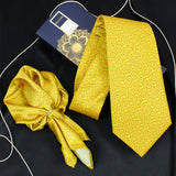 Neck Tie and Pocket Square Set for Men