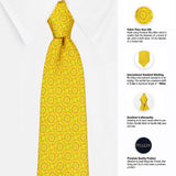 Neck Tie and Pocket Square Set for Men