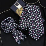 Neck Tie and Pocket Square Set for Men