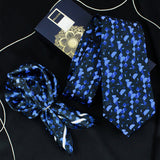 Neck Tie and Pocket Square Set for Men