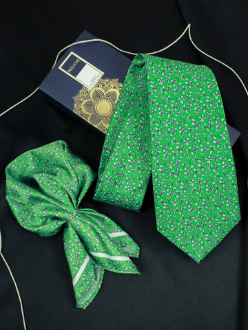 Neck Tie and Pocket Square Set for Men