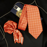 Neck Tie and Pocket Square Set for Men